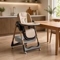 4-in-1 Adjustable Reclining & Foldable Baby High Chair