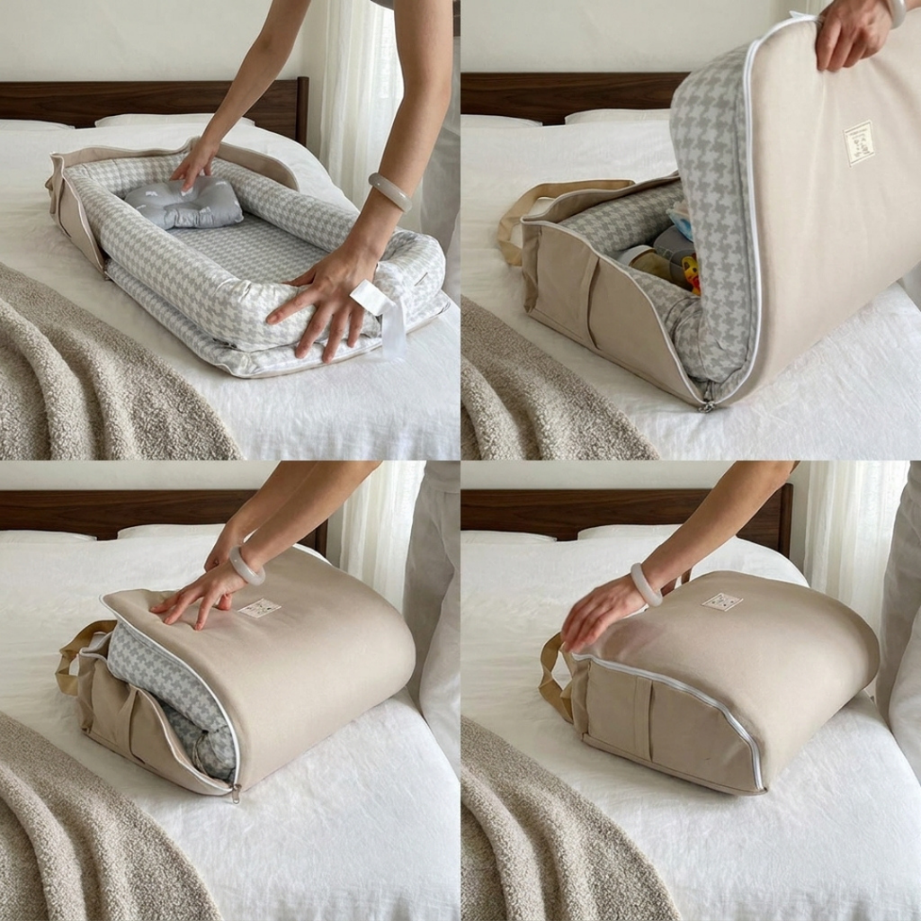 Portable Newborn Sleeping Crib, Converts Bag – Kidoriko