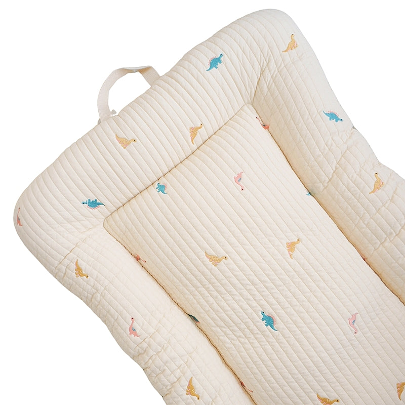 Embroidered Cotton Baby Nap Nest, Portable – Kidoriko