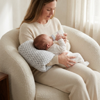 Ergonomic Feeding Arm Pillow, Removable Cover – Kidoriko