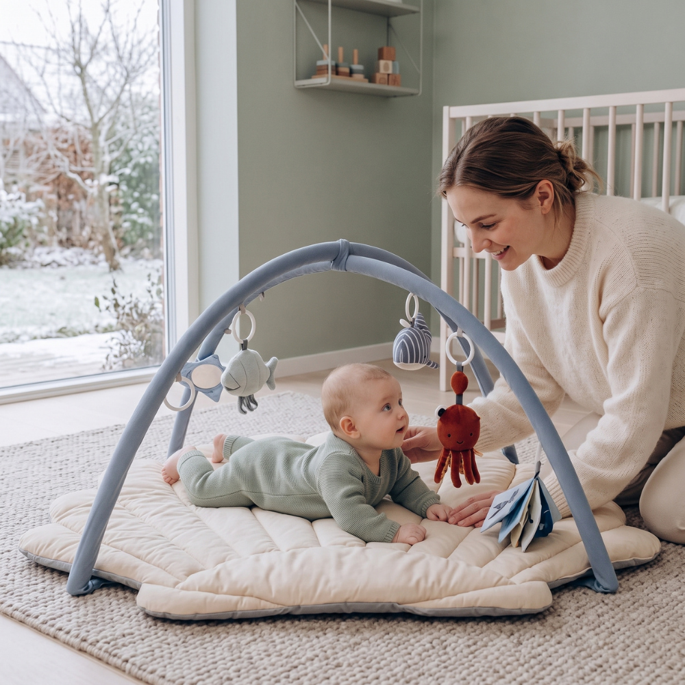 Shell Baby Play Gym with Sensory Toys – Kidoriko