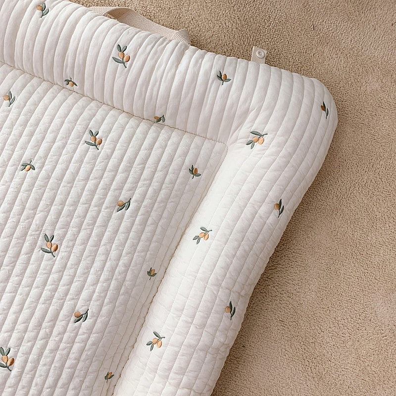 Embroidered Cotton Baby Nap Nest, Portable – Kidoriko