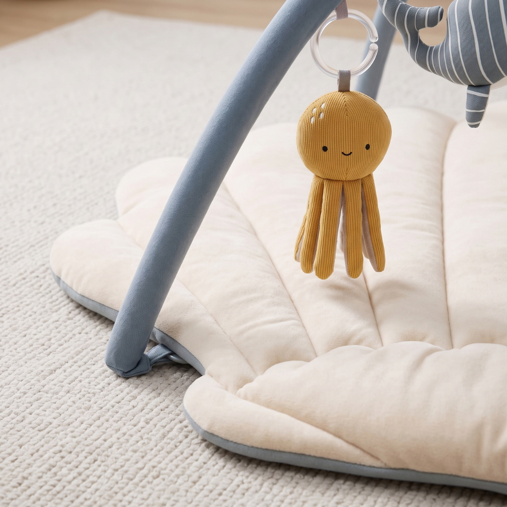 Shell Baby Play Gym with Sensory Toys – Kidoriko