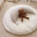 Round Quilted Play Mat, Thick Padding – Kidoriko