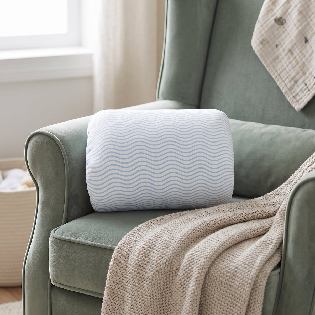 Ergonomic Feeding Arm Pillow, Removable Cover – Kidoriko