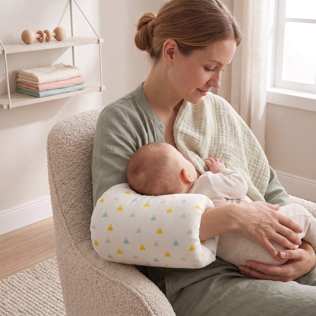 Ergonomic Feeding Arm Pillow, Removable Cover – Kidoriko