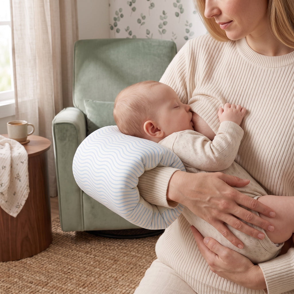 Ergonomic Feeding Arm Pillow, Removable Cover – Kidoriko
