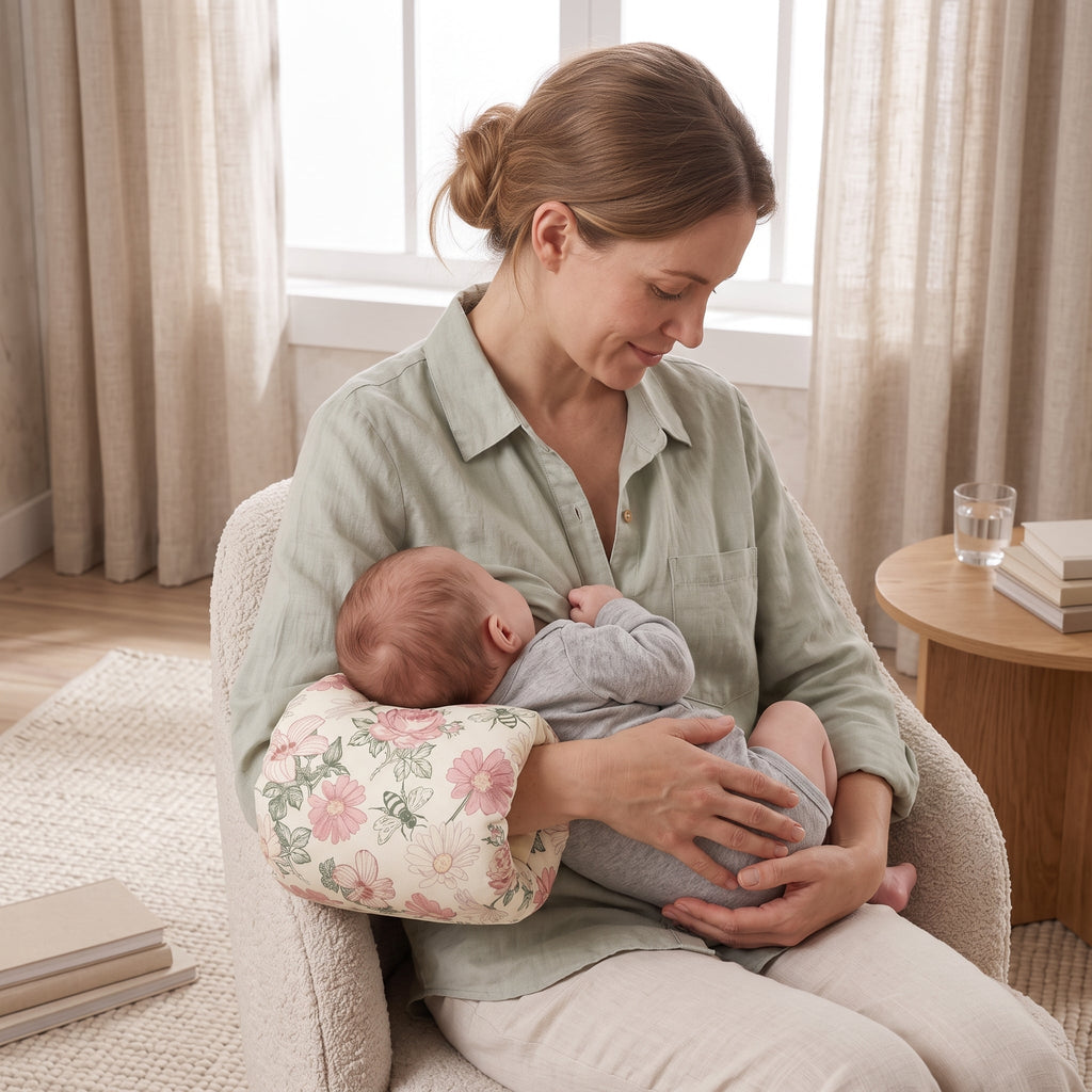 Ergonomic Feeding Arm Pillow, Removable Cover – Kidoriko