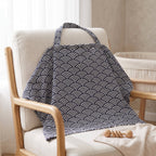 Cotton Nursing Cover Poncho, Open Neckline – Kidoriko