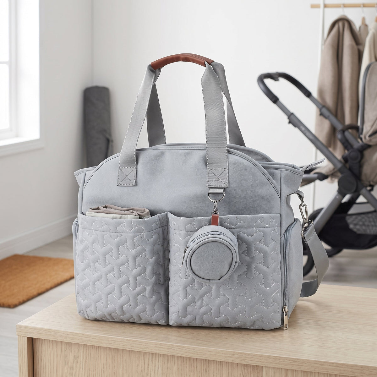 Everyday Breast Pump Tote Bag, Pacifier Pouch – Kidoriko