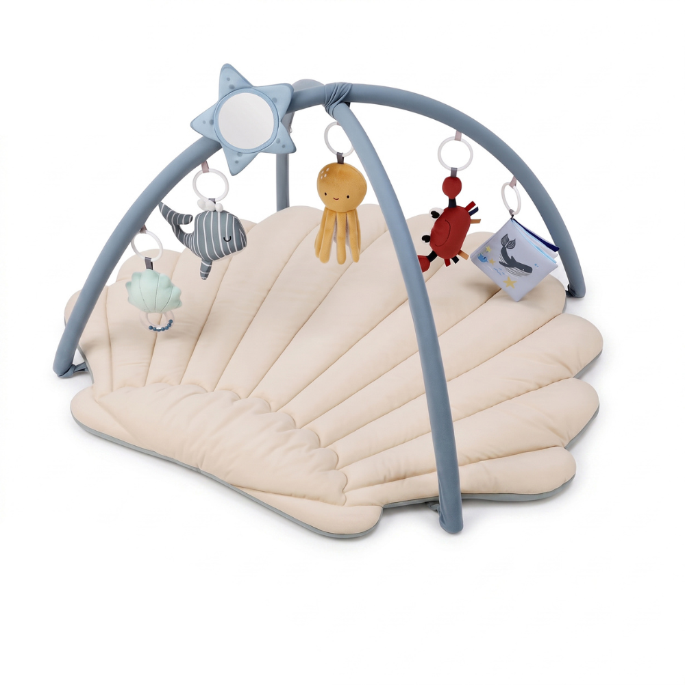 Shell Baby Play Gym with Sensory Toys – Kidoriko