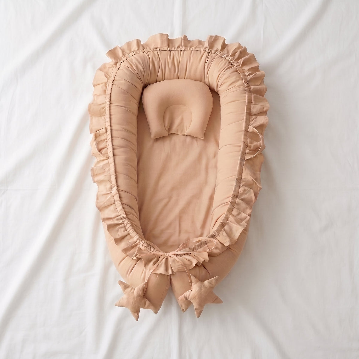 Natural Cotton Baby Snuggle Nest Lounger – Kidoriko