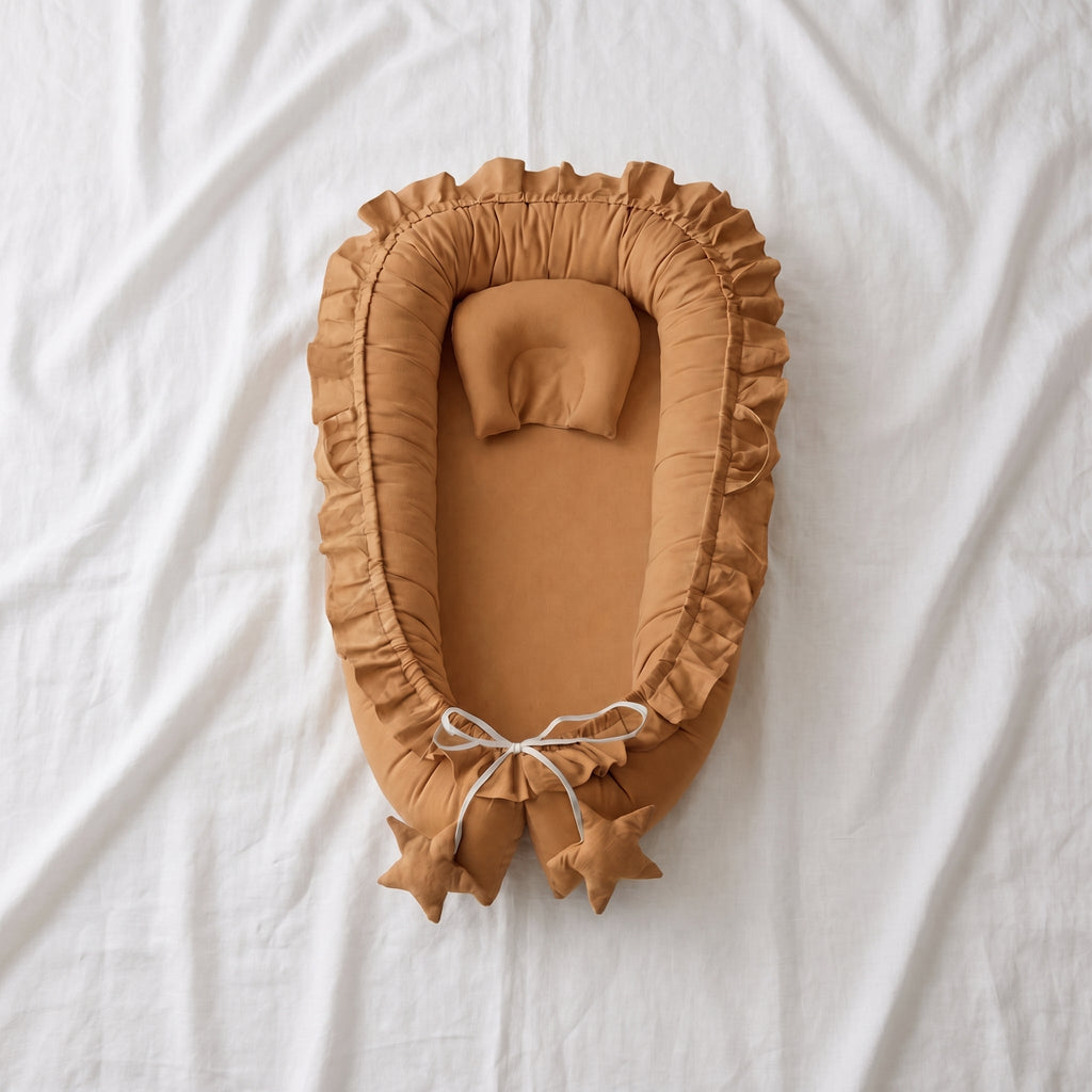 Natural Cotton Baby Snuggle Nest Lounger – Kidoriko