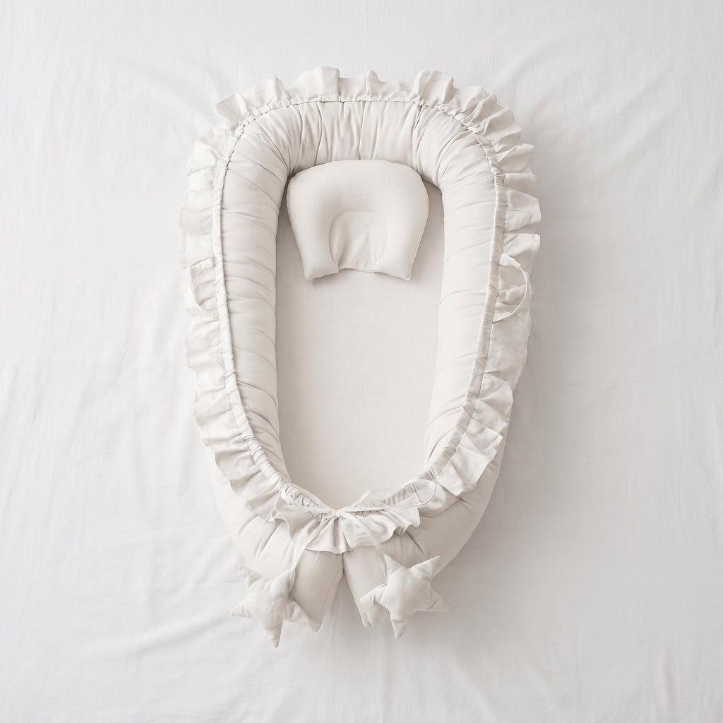 Natural Cotton Baby Snuggle Nest Lounger – Kidoriko