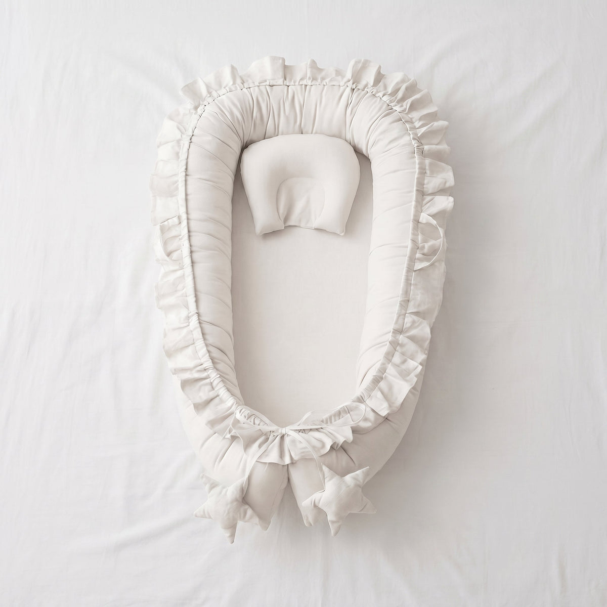 Natural Cotton Baby Snuggle Nest Lounger – Kidoriko