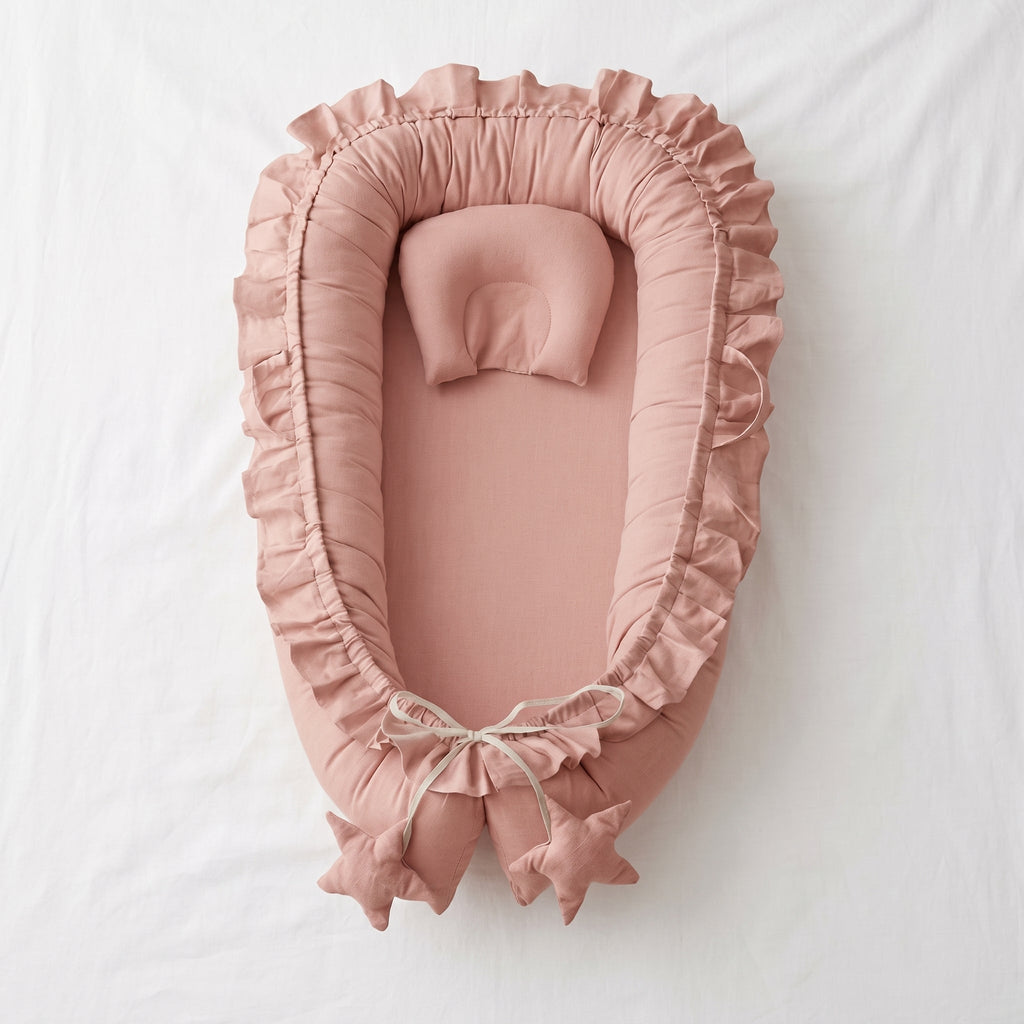Natural Cotton Baby Snuggle Nest Lounger – Kidoriko