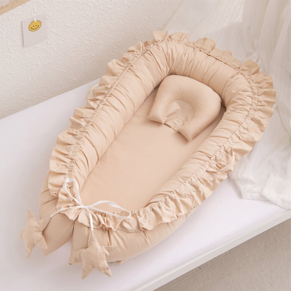 Natural Cotton Baby Snuggle Nest Lounger – Kidoriko