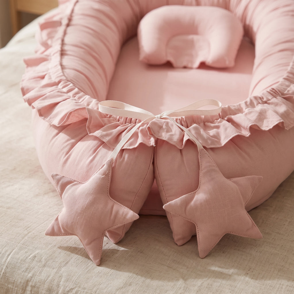 Natural Cotton Baby Snuggle Nest Lounger – Kidoriko