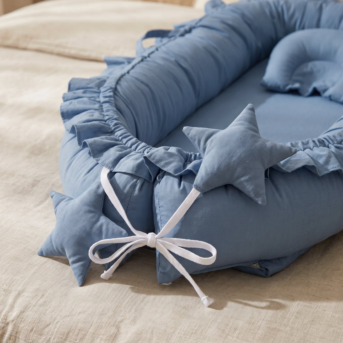 Natural Cotton Baby Snuggle Nest Lounger – Kidoriko