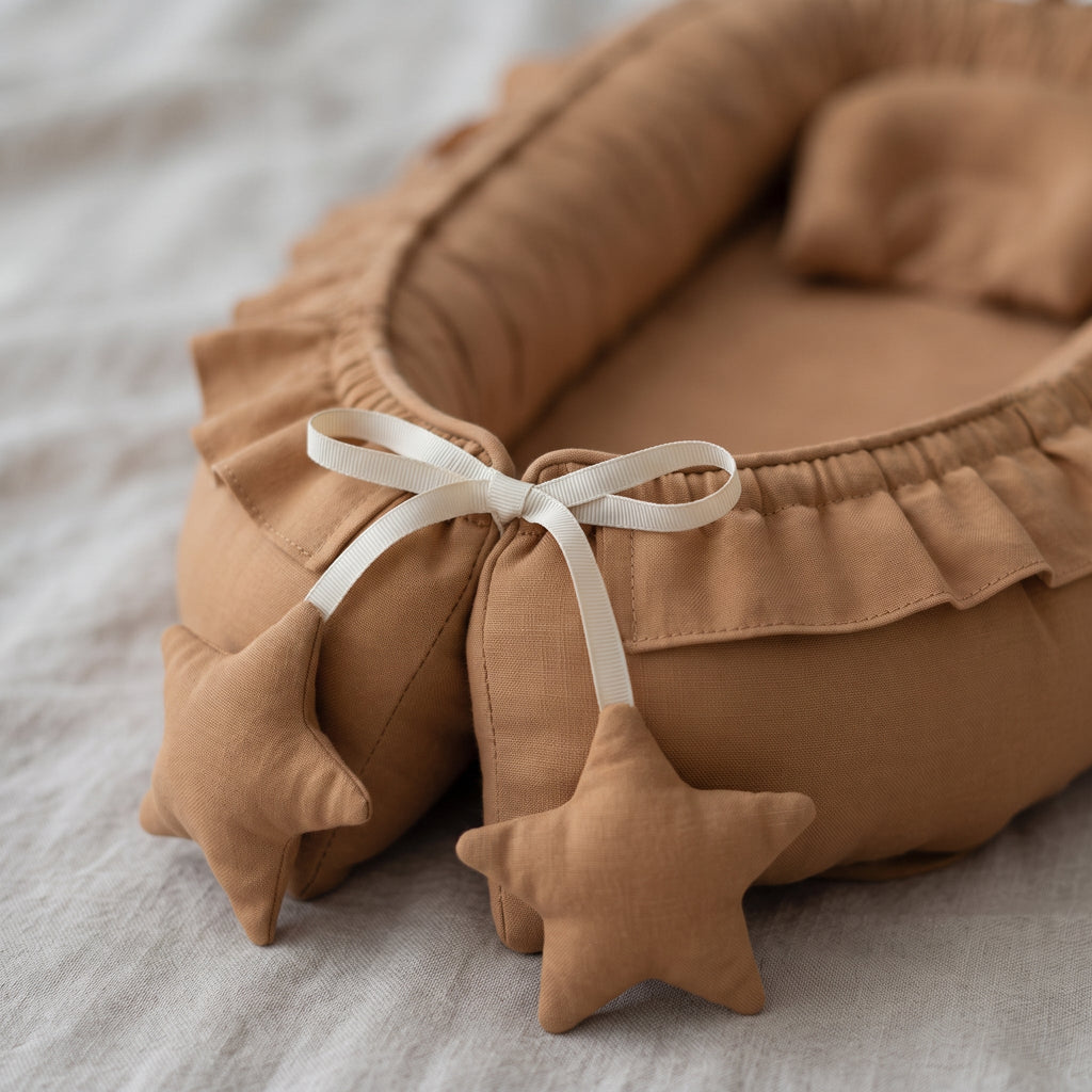 Natural Cotton Baby Snuggle Nest Lounger – Kidoriko