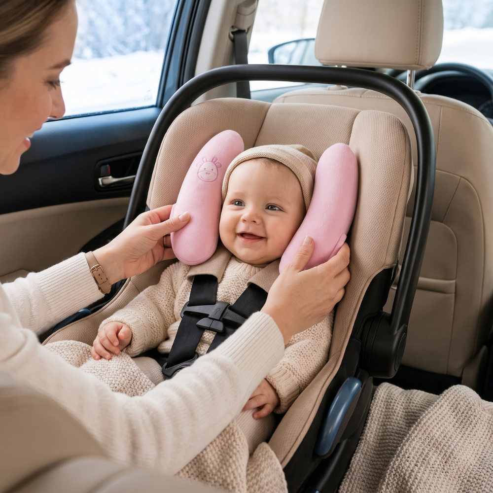 Soft Neck & Head Support Pillow for Stroller – Kidoriko