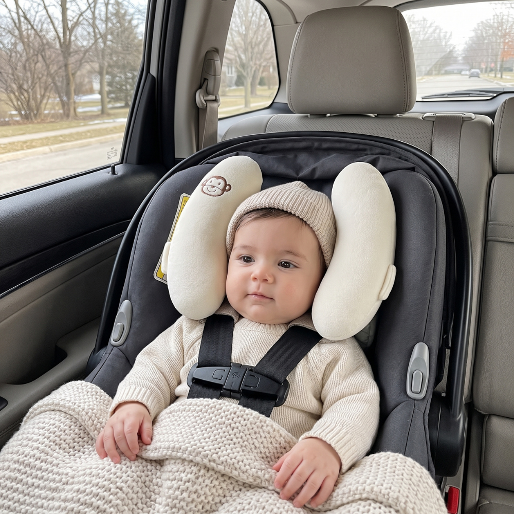 Soft Neck & Head Support Pillow for Stroller – Kidoriko