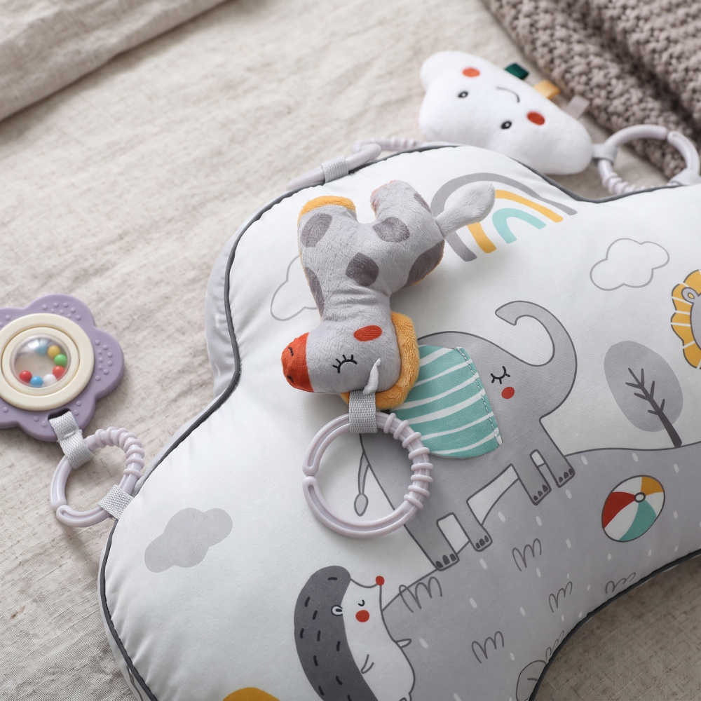 Tummy Time Pillow with Sensory Toys – Kidoriko