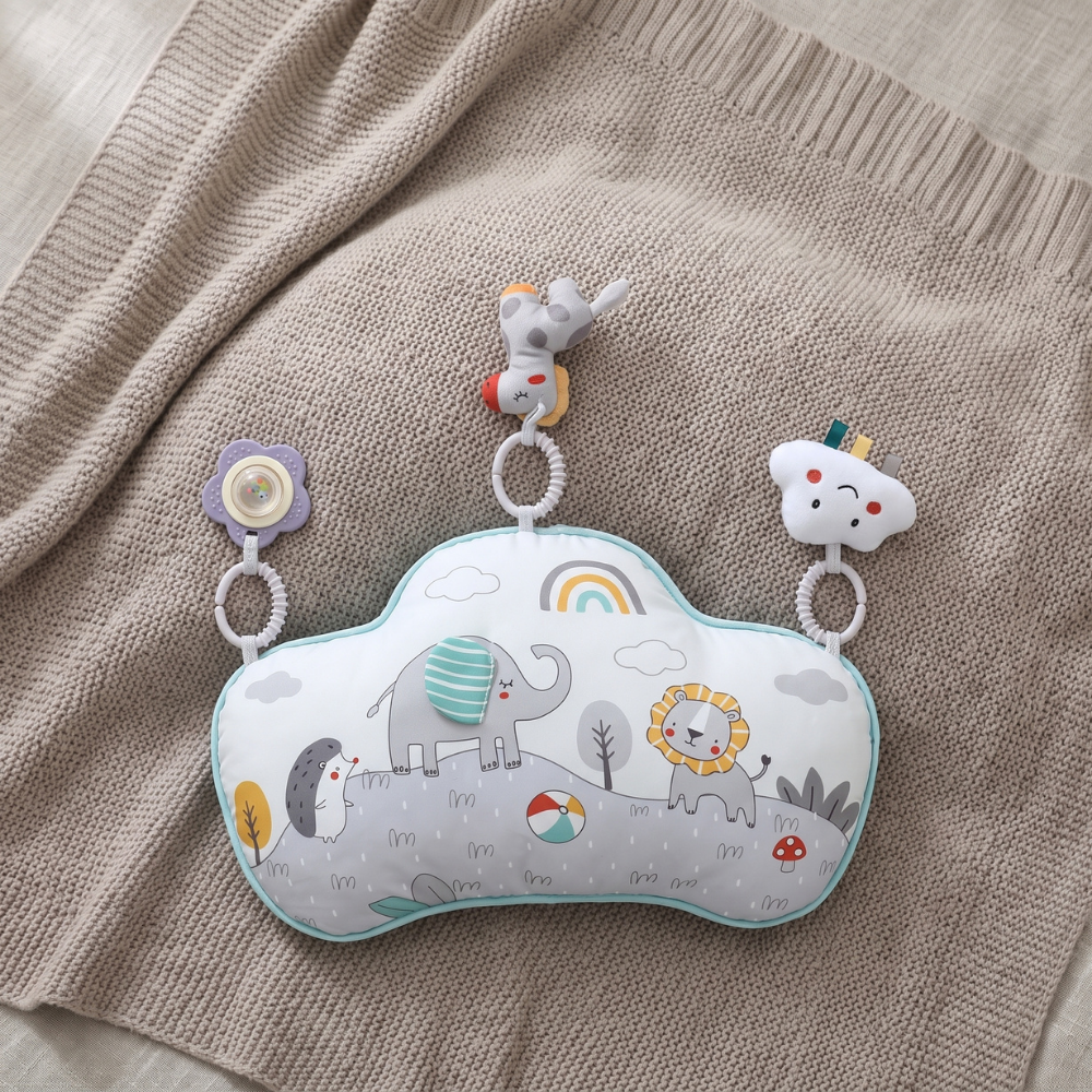 Tummy Time Pillow with Sensory Toys – Kidoriko