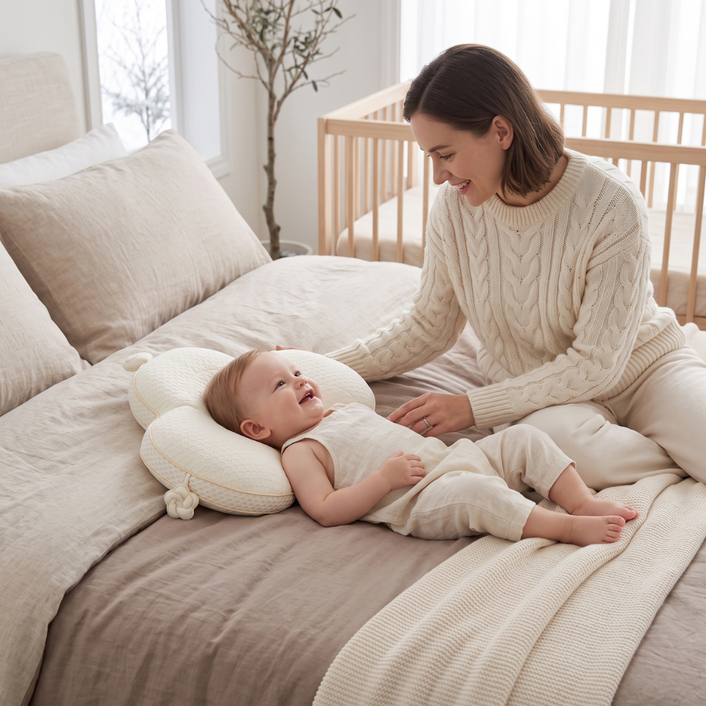 Low-Profile Newborn Head Support Pillow – Kidoriko