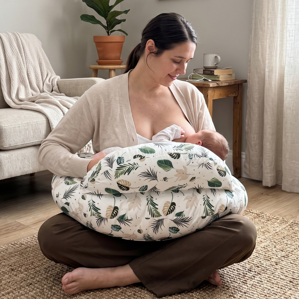 Cradle Nursing Pillow, Adjustable Strap – Kidoriko