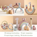 Wooden Stacking Balance Toy for Toddlers – Kidoriko