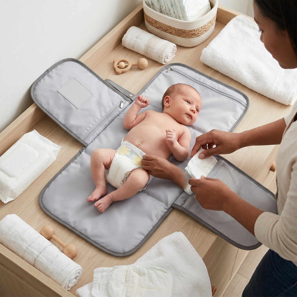 Foldable Waterproof Diaper Changing Pad – Kidoriko