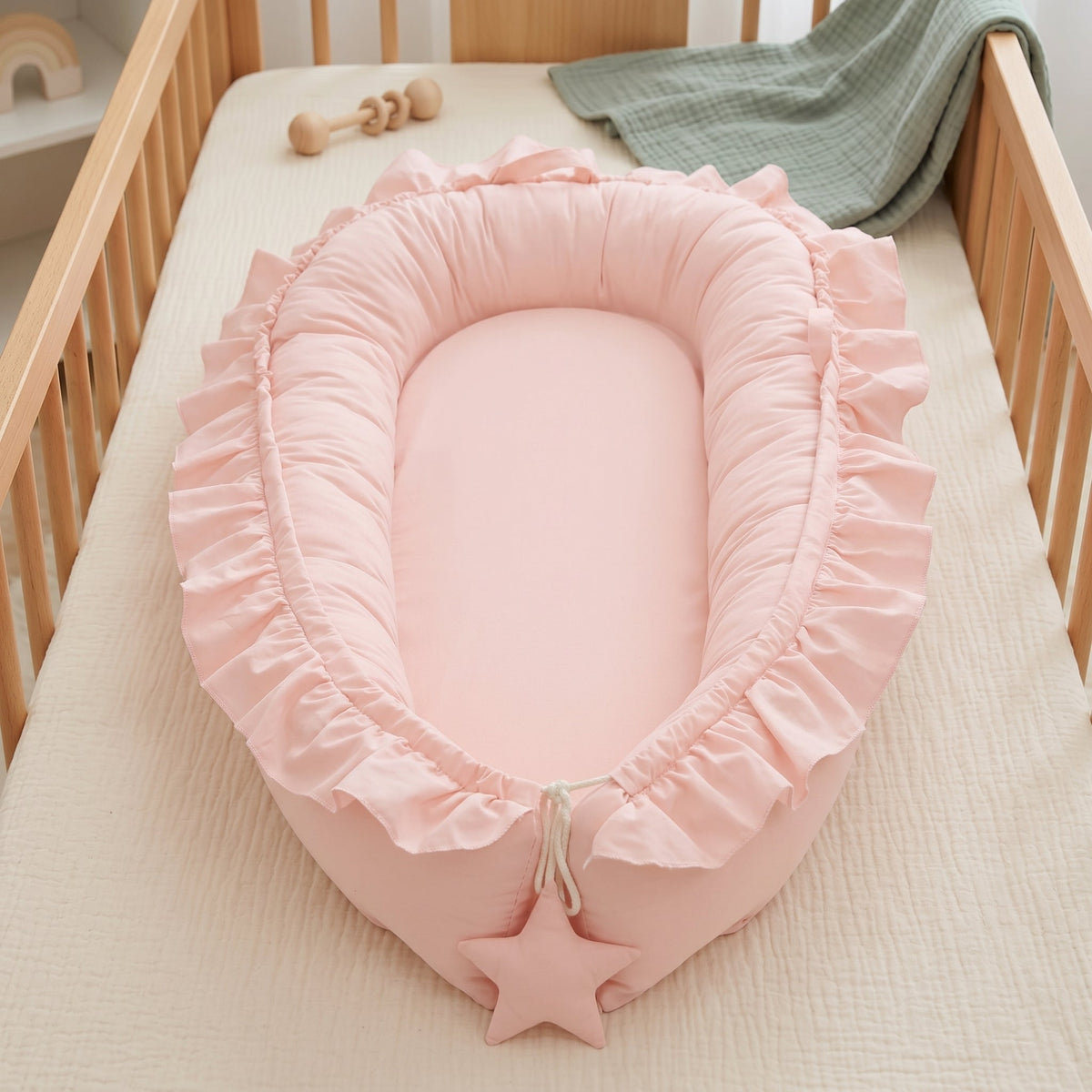 Natural Cotton Baby Snuggle Nest Lounger – Kidoriko