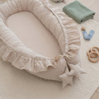 Natural Cotton Baby Snuggle Nest Lounger – Kidoriko