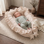 Natural Cotton Baby Snuggle Nest Lounger – Kidoriko