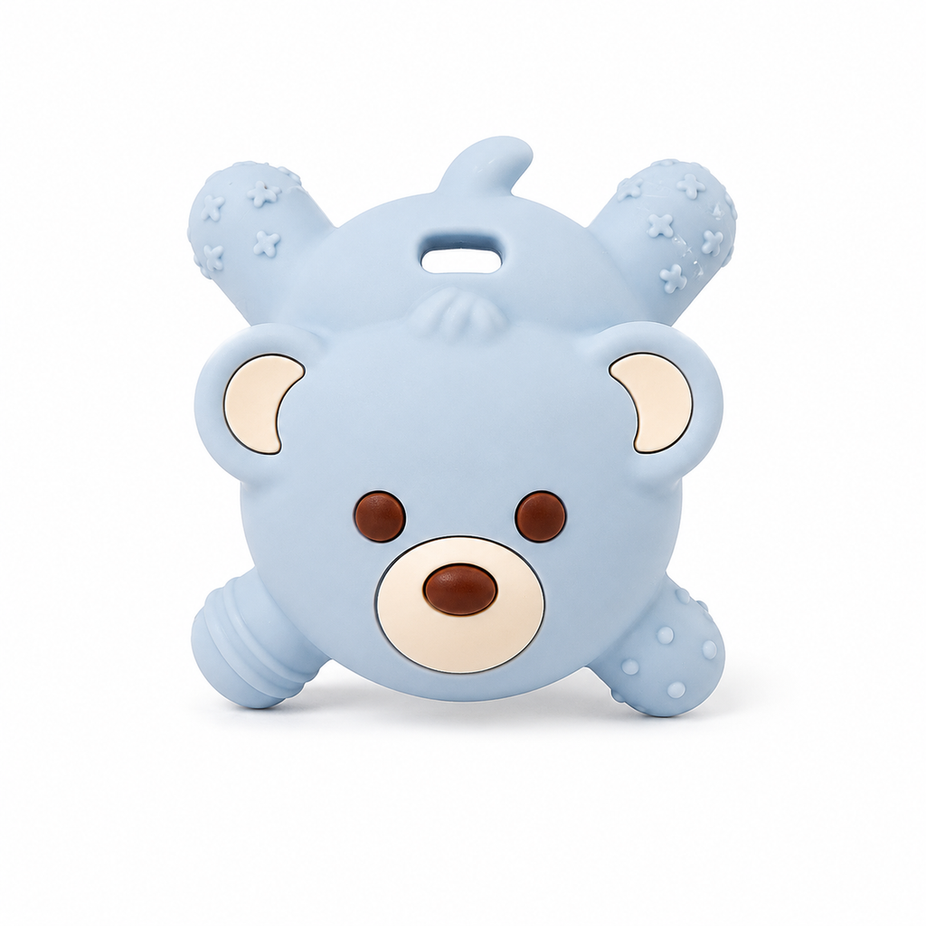 Silicone Bear Teether Toy (BPA-Free)