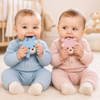 Silicone Bear Teether Toy (BPA-Free)
