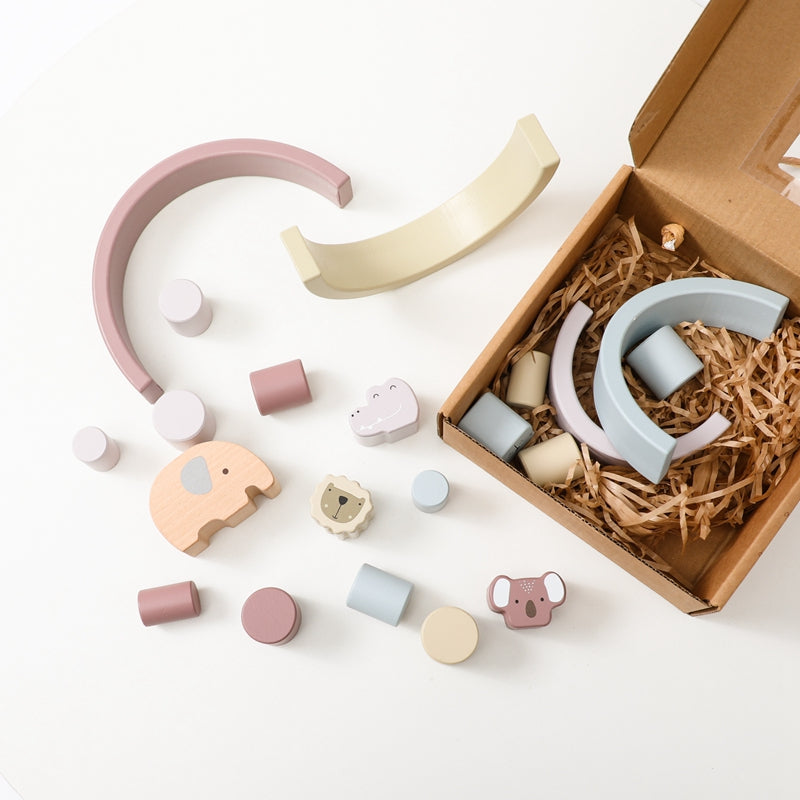 Wooden Stacking Balance Toy for Toddlers – Kidoriko