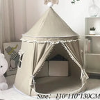 Canvas Play Teepee for Kids, Tool-Free Setup – Kidoriko