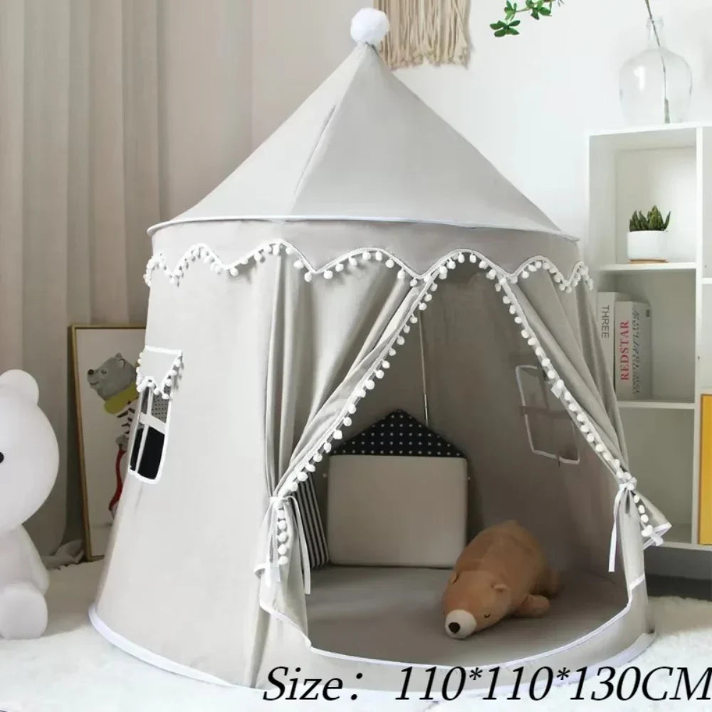 Canvas Play Teepee for Kids, Tool-Free Setup – Kidoriko