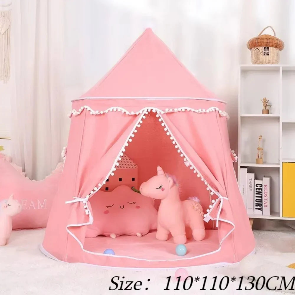 Canvas Play Teepee for Kids, Tool-Free Setup – Kidoriko