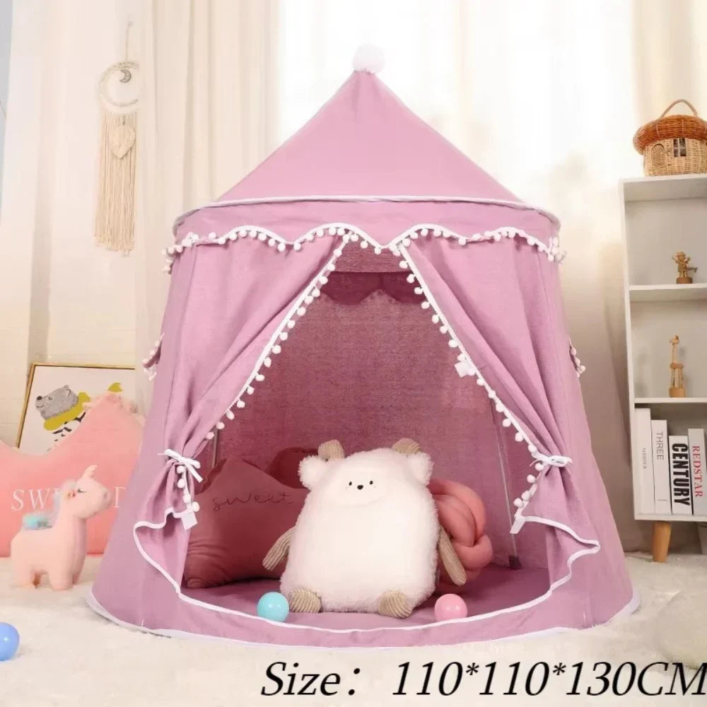 Canvas Play Teepee for Kids, Tool-Free Setup – Kidoriko