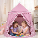 Canvas Play Teepee for Kids, Tool-Free Setup – Kidoriko