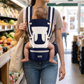 Ergonomic Baby Carrier with Hip Seat | Front, Back & Hip Carry Options