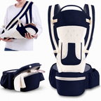 Ergonomic Baby Carrier with Hip Seat | Front, Back & Hip Carry Options