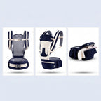 Ergonomic Baby Carrier with Hip Seat | Front, Back & Hip Carry Options