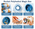Wooden Rocket 5-in-1 Toy Set