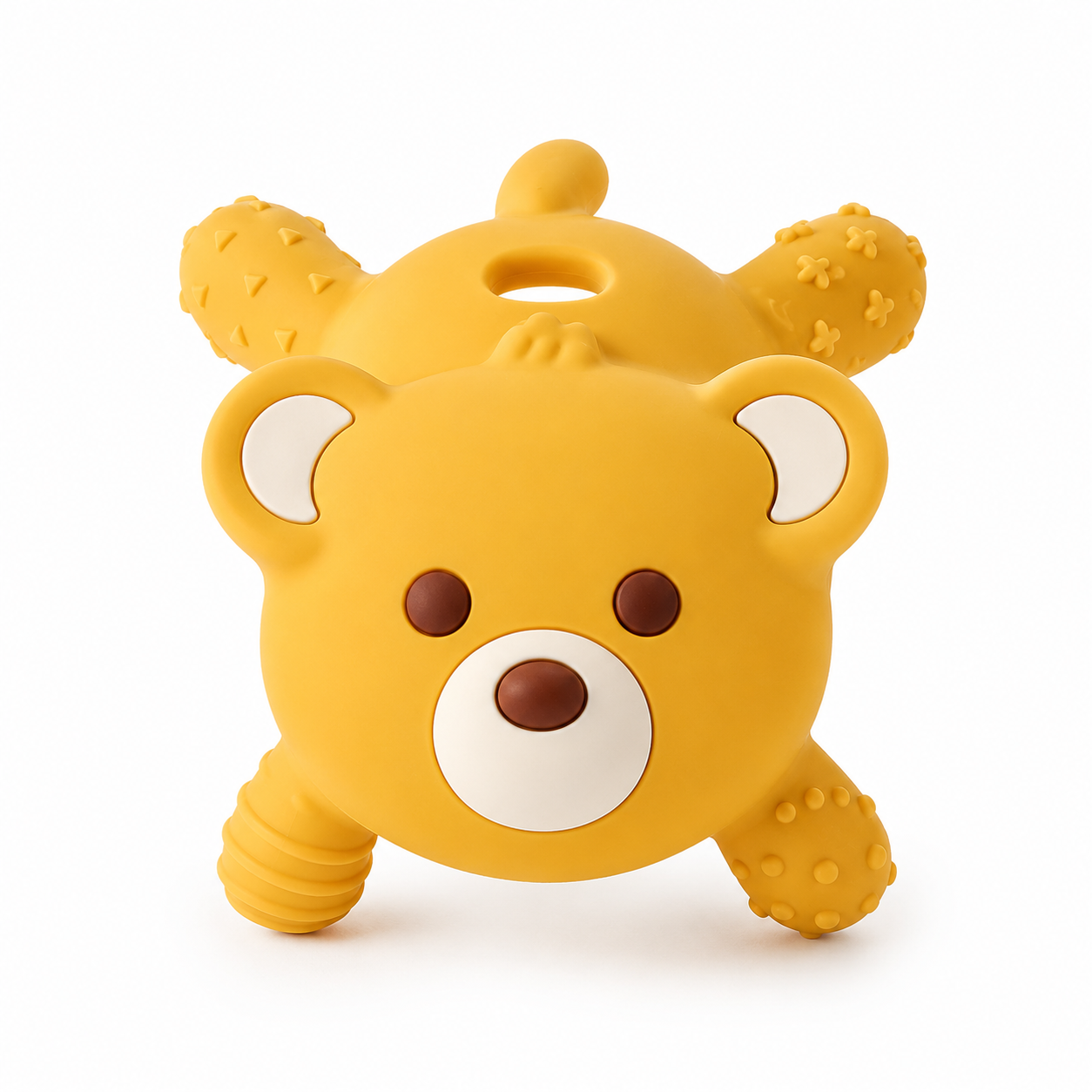 Silicone Bear Teether Toy (BPA-Free)