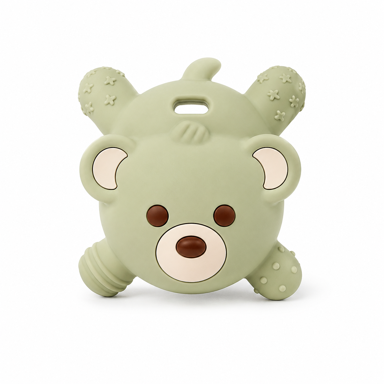 Silicone Bear Teether Toy (BPA-Free)