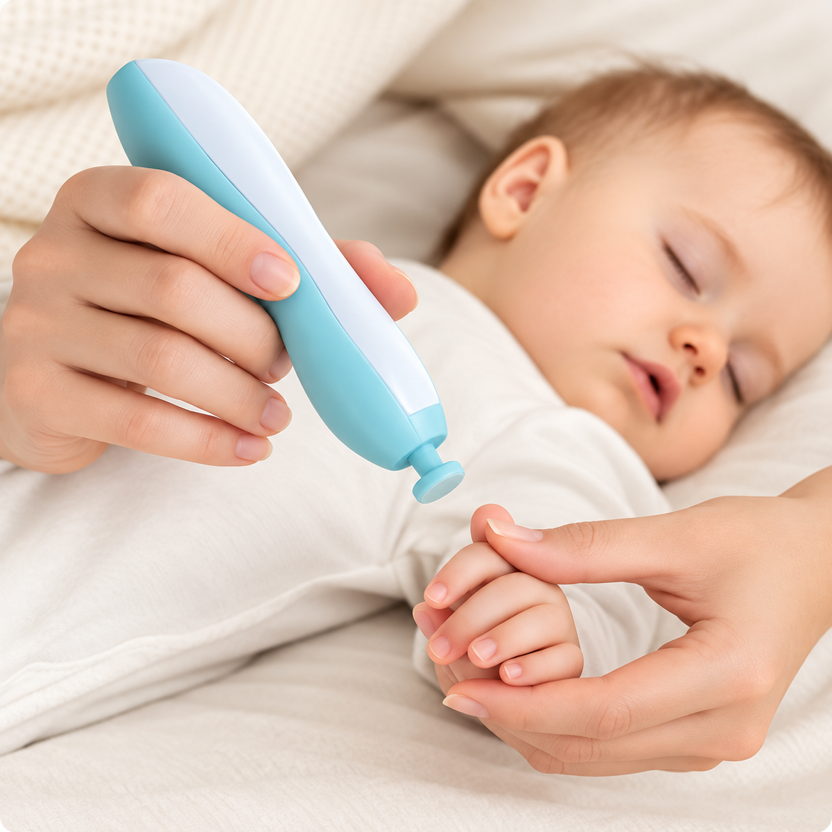 Electric Baby Nail Trimmer, Safe Filing – Kidoriko